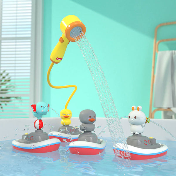 Animal Spray Water Boat Toy