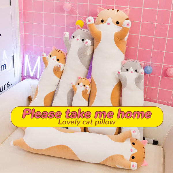 Cute Plush Cat Doll Cat Plush Pillow