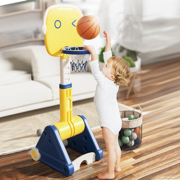 3 IN 1 Robot Indoor Kids Basketball Hoop